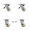 Service Caster 4 Inch Nylon Caster Set with Roller Bearings 2 Brakes 2 Swivel Locks SCC SCC-TTL30S420-NYR-2-BSL-2 - alternate 1
